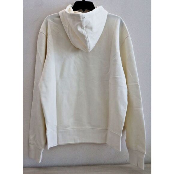 Old Navy 710412-26 Men's Sz M Sea Salt White Oversized Rotation Pullover Hoodie - Picture 2 of 7